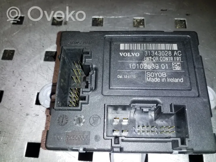 Volvo XC70 Durų elektronikos valdymo blokas 31343028AC