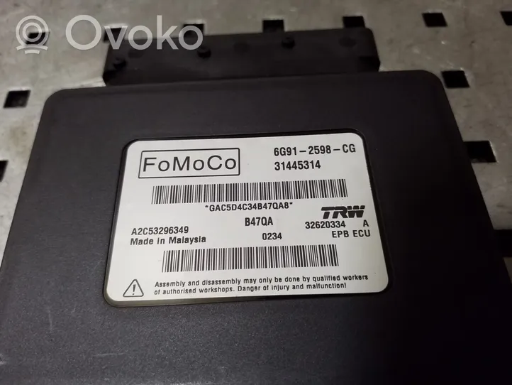 Volvo XC70 Module de commande de frein à main 31445314