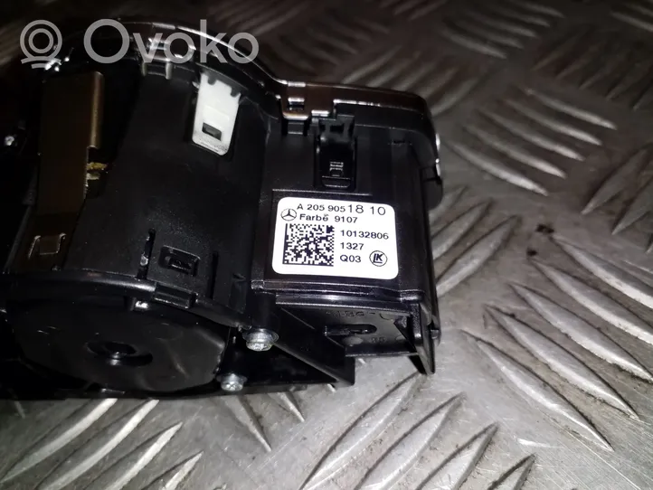 Mercedes-Benz GLC X253 C253 Interruptor de luz A2059051810