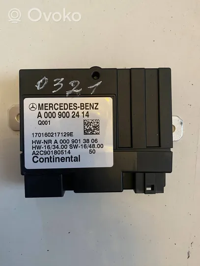 Mercedes-Benz C AMG W205 Fuel injection pump control unit/module A0009002414