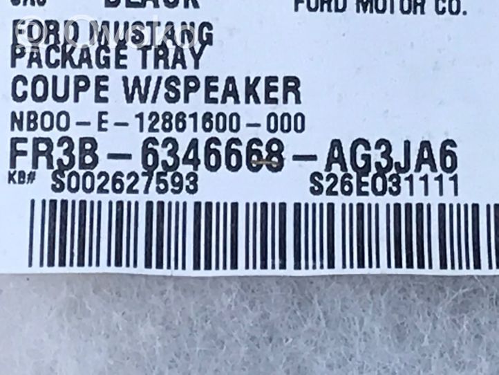 Ford Mustang VI Muu vararenkaan verhoilun elementti FR3B6346668