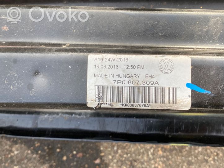 Volkswagen Touareg II Poprzeczka zderzaka tylnego 7P0807309A