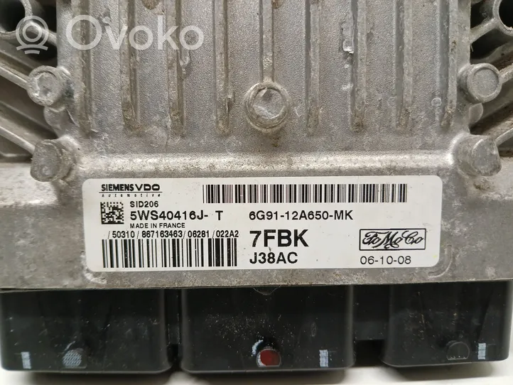 Ford Galaxy Calculateur moteur ECU 6G9112A650MK