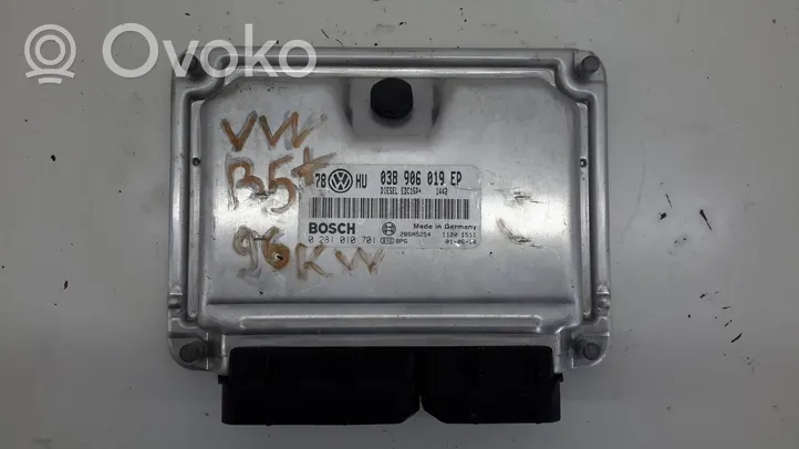 Volkswagen PASSAT B5.5 Sterownik / Moduł ECU 038906019EP