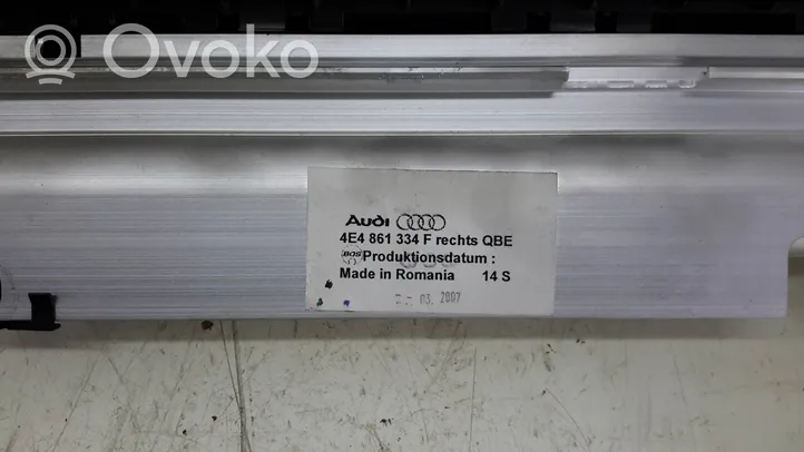 Audi A8 S8 D3 4E Takaoven häikäisysuoja/verho 4E4861334F