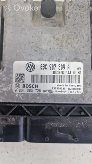 Volkswagen Golf VI Sterownik / Moduł ECU 03C907309A