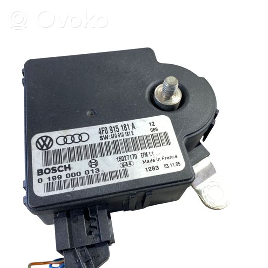 Audi A6 S6 C6 4F Akumuliatoriaus valdymo blokas 4F0915181A