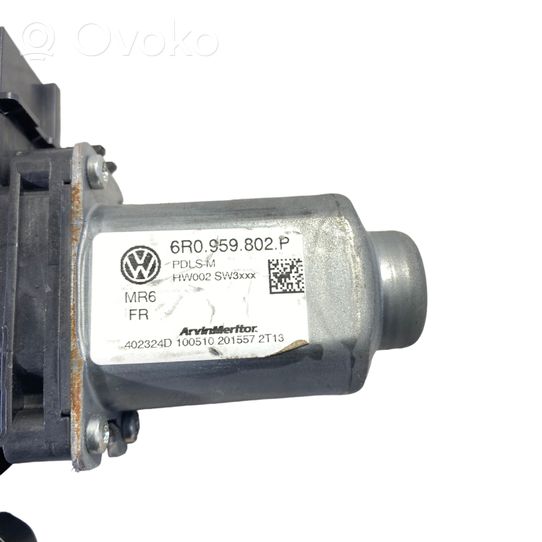 Skoda Fabia Mk2 (5J) Moteur de lève-vitre de porte avant 6R0959802P