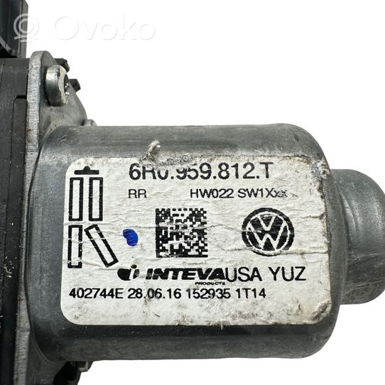 Volkswagen Jetta VI Silniczek podnoszenia szyby drzwi tylnych 6R0959812T