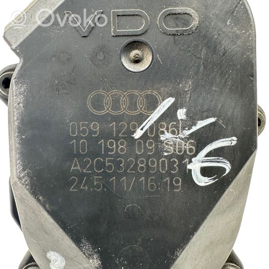 Audi A5 8T 8F Attuatore/motore della valvola del collettore di aspirazione 059129086