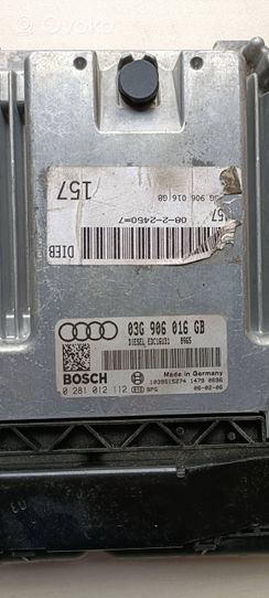 Audi A6 S6 C6 4F Moottorin ohjainlaite/moduuli 03G906016GB