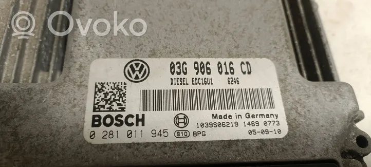 Volkswagen Touran I Sterownik / Moduł ECU 03G906016CD
