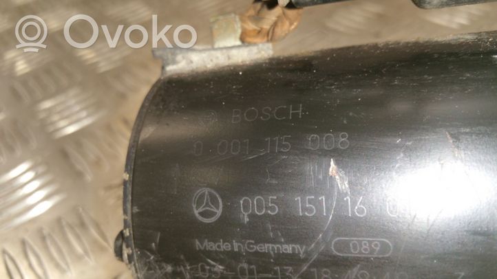 Mercedes-Benz Vaneo W414 Starter motor 0001115008