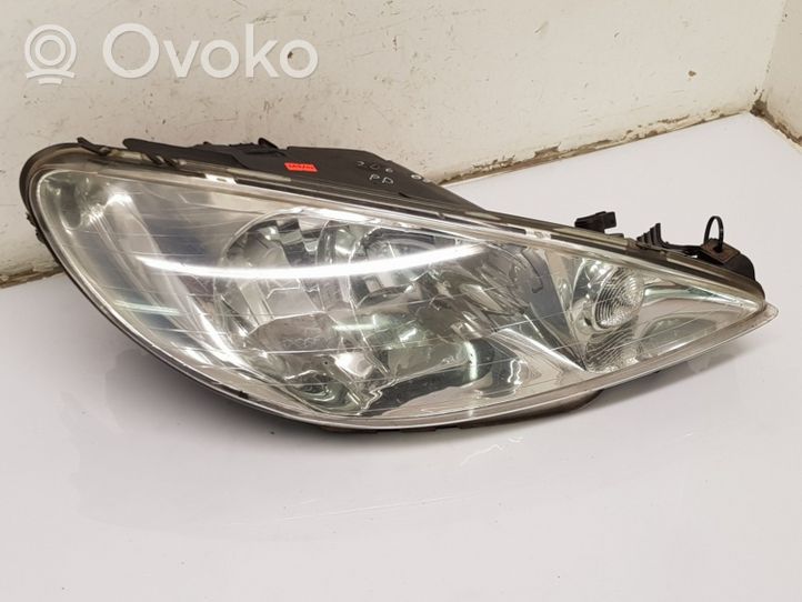 Peugeot 206 Lampa przednia 9630869680