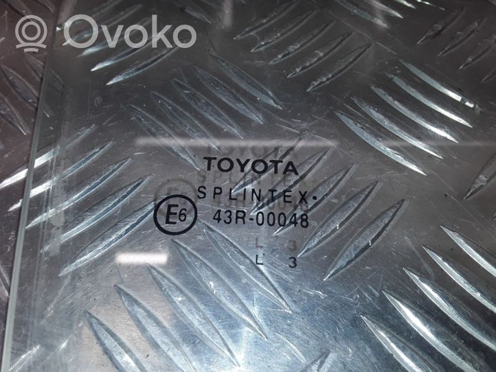 Toyota Yaris Pagrindinis galinių durų stiklas 43R00048