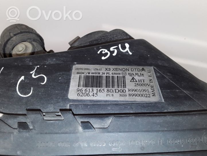 Citroen C5 Priekšējais lukturis 9661316580