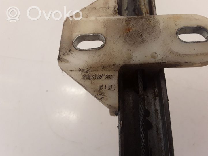 Volkswagen Santana Front door manual window regulator 321837399