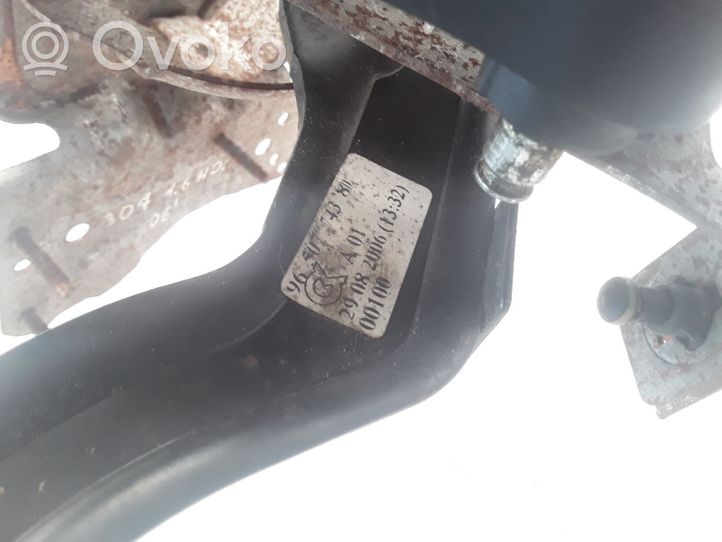 Peugeot 307 Pedal de embrague 9650774380