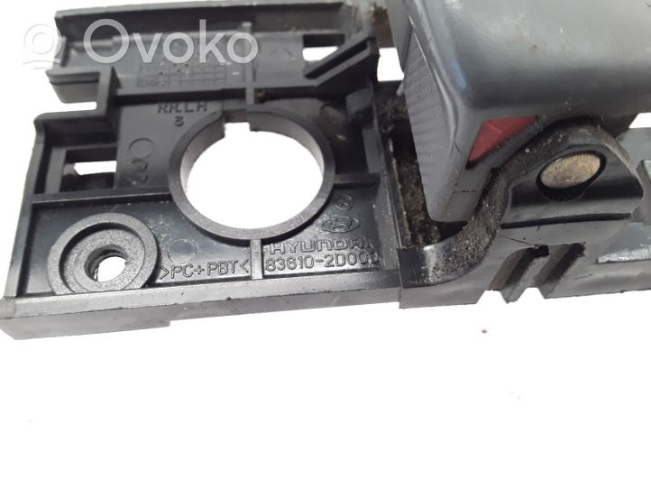 Hyundai Elantra Galinė atidarymo rankenėlė vidinė 836102D000