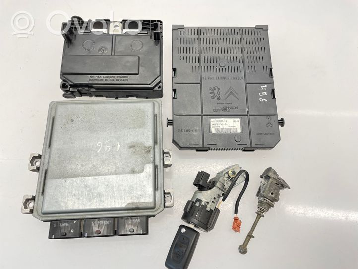 Citroen C6 Engine ECU kit and lock set 5WS40379AT