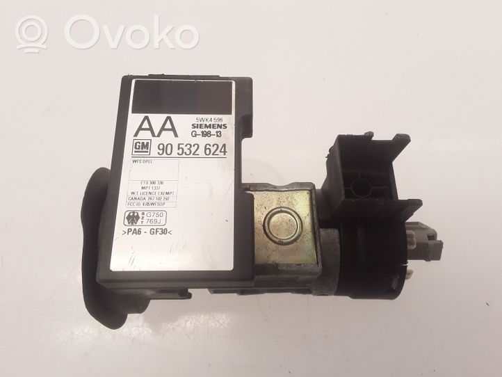 Opel Vectra B Engine ECU kit and lock set 0281001633