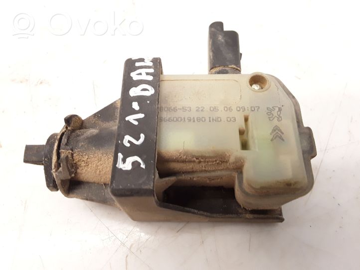 Citroen C4 Grand Picasso Degalų bako dangtelio spynos varikliukas 9660019180