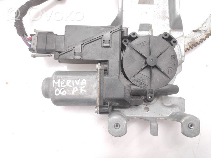 Opel Meriva A Front door window regulator with motor 33389551