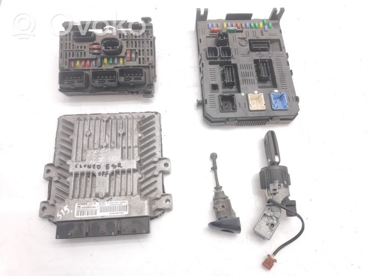 Citroen C6 Engine ECU kit and lock set 5WS40379AT