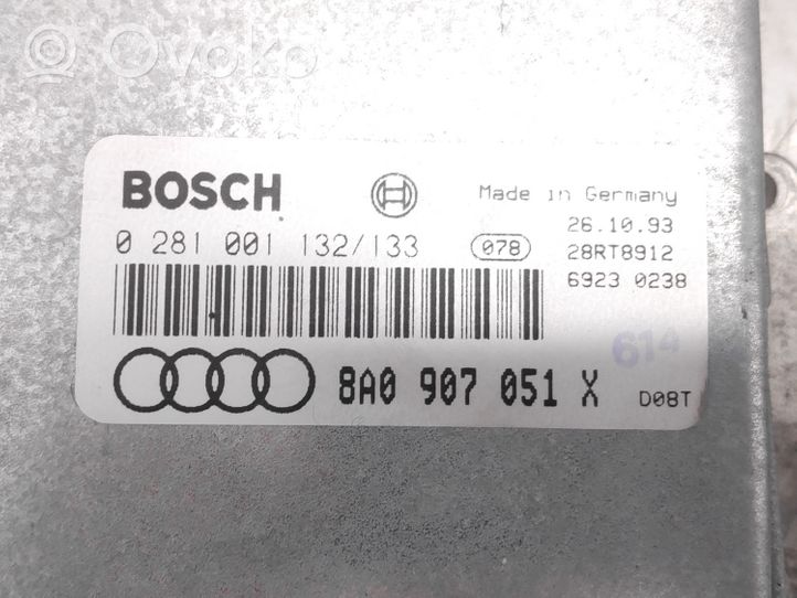 Audi 80 90 S2 B4 Komputer / Sterownik ECU i komplet kluczy 443941822A