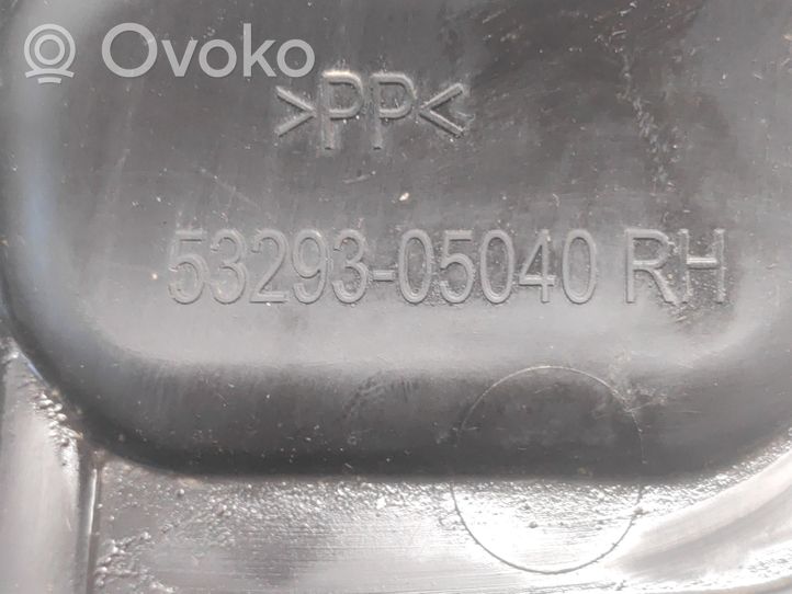 Toyota Avensis T250 Wlot / Kanał powietrza intercoolera 5329305040