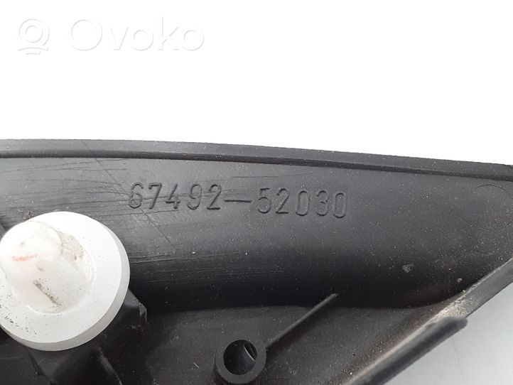 Toyota Yaris Verso Copertura in plastica per specchietti retrovisori esterni 6749252030