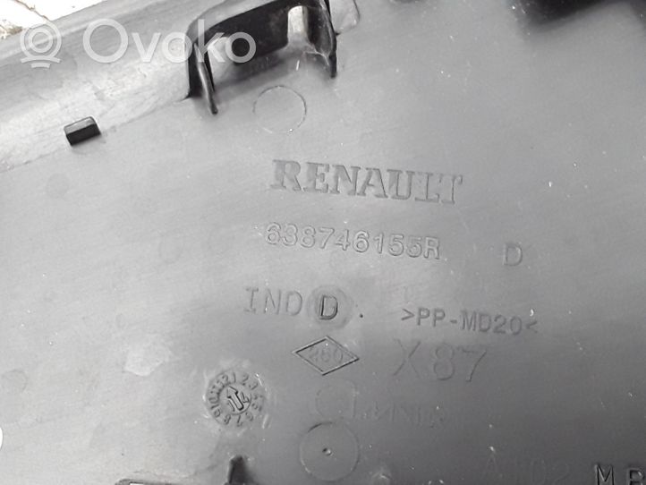 Renault Captur Obudowa lusterka zewnętrznego drzwi przednich 638746155R
