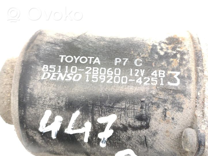 Toyota Celica T230 Tiranti e motorino del tergicristallo anteriore 851102B060