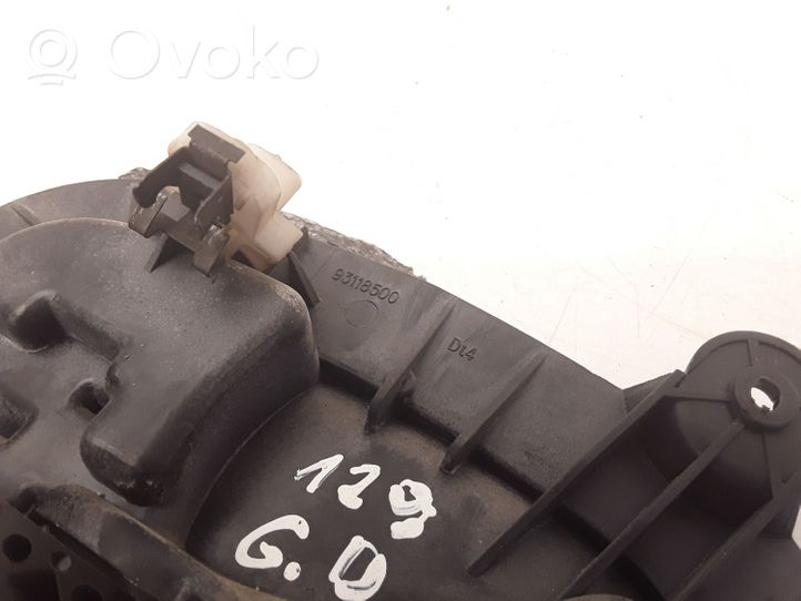 Peugeot 406 Galinė atidarymo rankenėlė vidinė 9616307477