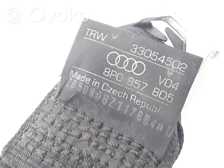 Audi A3 S3 A3 Sportback 8P Cintura di sicurezza posteriore 8P0857805