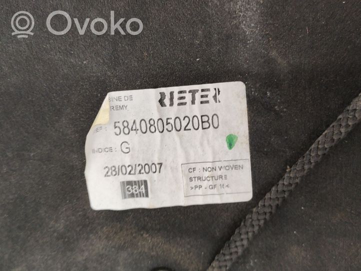 Toyota Avensis T250 Tavaratilan kaukalon tekstiilikansi 5840805020B0