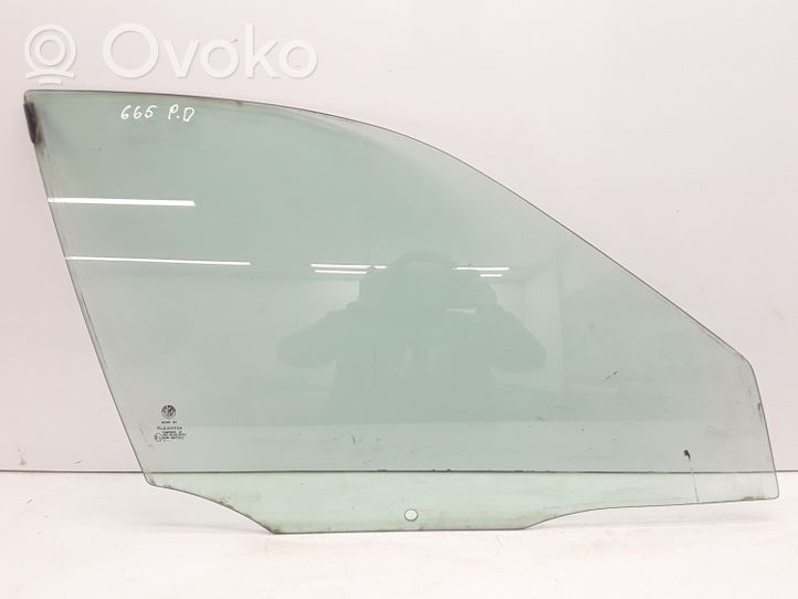 Alfa Romeo 156 Front door window glass four-door 43R007023