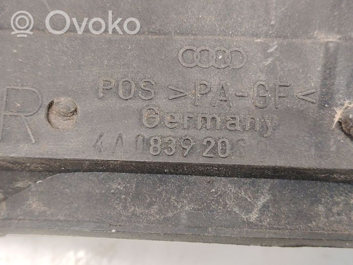 Audi 80 90 S2 B4 Klamka zewnętrzna drzwi tylnych 4A0839206