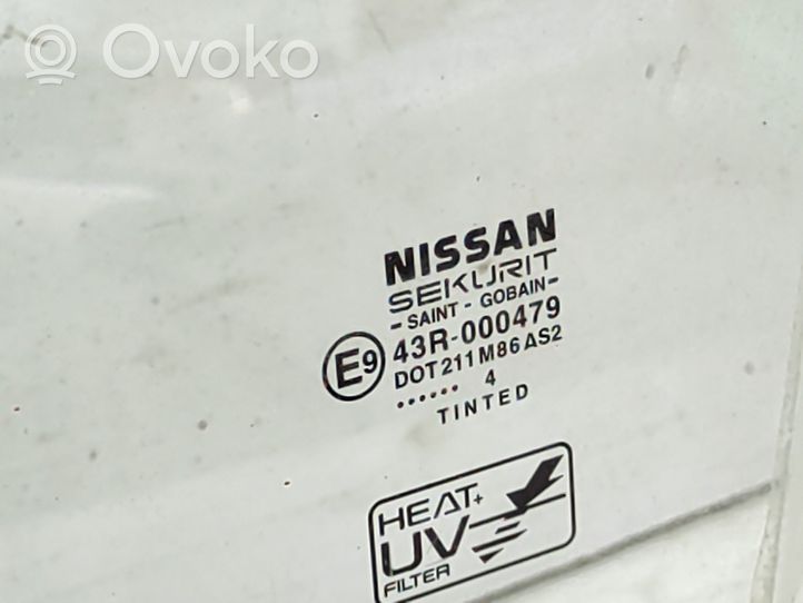 Nissan Almera Tino Etuoven ikkunalasi, neliovinen malli 43R000479