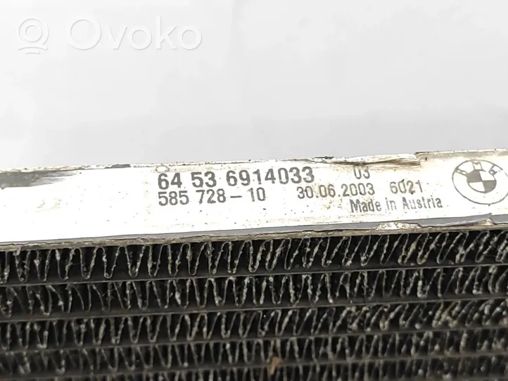 BMW Z4 E85 E86 A/C cooling radiator (condenser) 64536914033