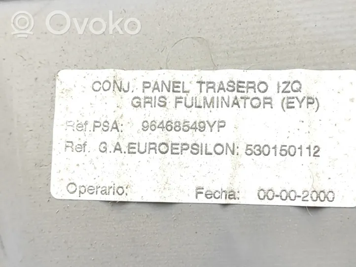 Citroen C3 Pluriel Garniture panneau de porte arrière 96468549YP