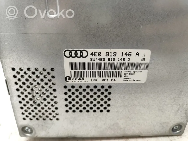 Audi A6 S6 C6 4F Videon ohjainlaite 4E0919146A