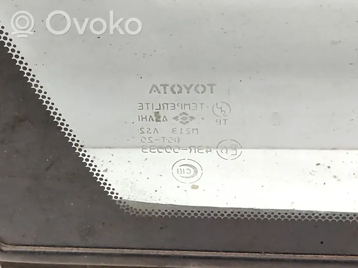 Toyota Previa (XR30, XR40) II Szyba przednia karoseryjna trójkątna 43R00033