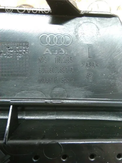 Audi Q3 8U Etupuskurin alempi jäähdytinsäleikkö 8U0807681A