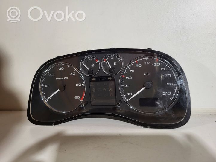 Peugeot 307 Compteur de vitesse tableau de bord 9654485280