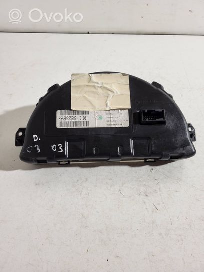 Citroen C3 Compteur de vitesse tableau de bord P9660225880