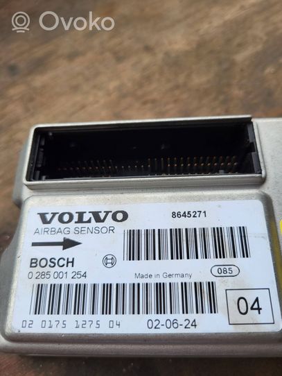 Volvo S60 Module de contrôle airbag 0285001254