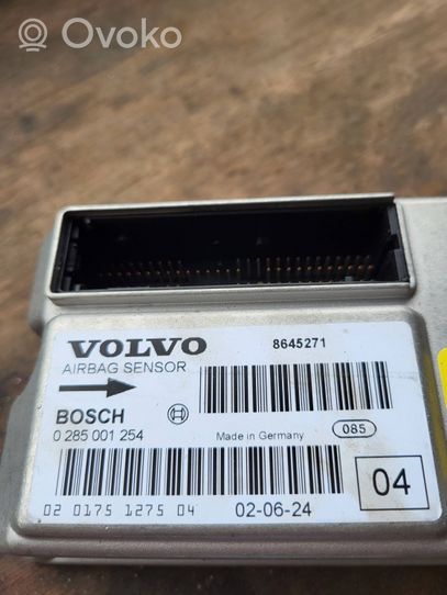 Volvo S60 Module de contrôle airbag 0285001254