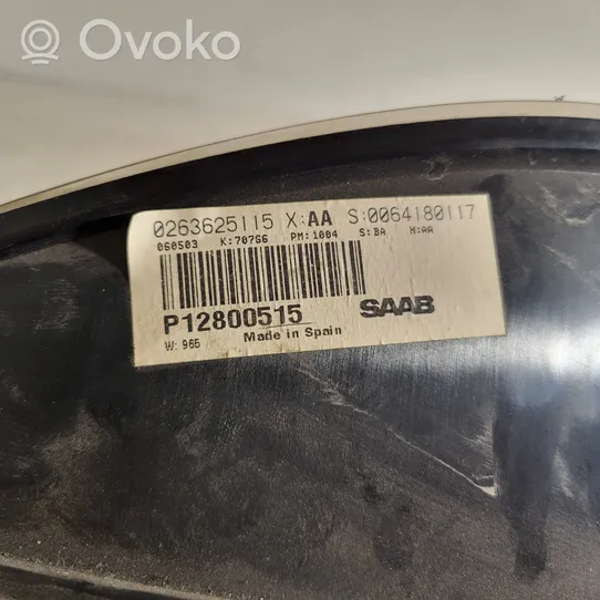 Saab 9-3 Ver2 Speedometer (instrument cluster) 0263625115