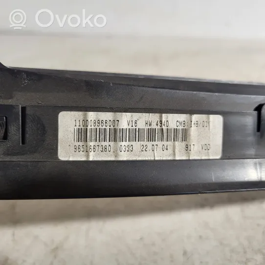 Citroen Xsara Picasso Monitori/näyttö/pieni näyttö 9651667380